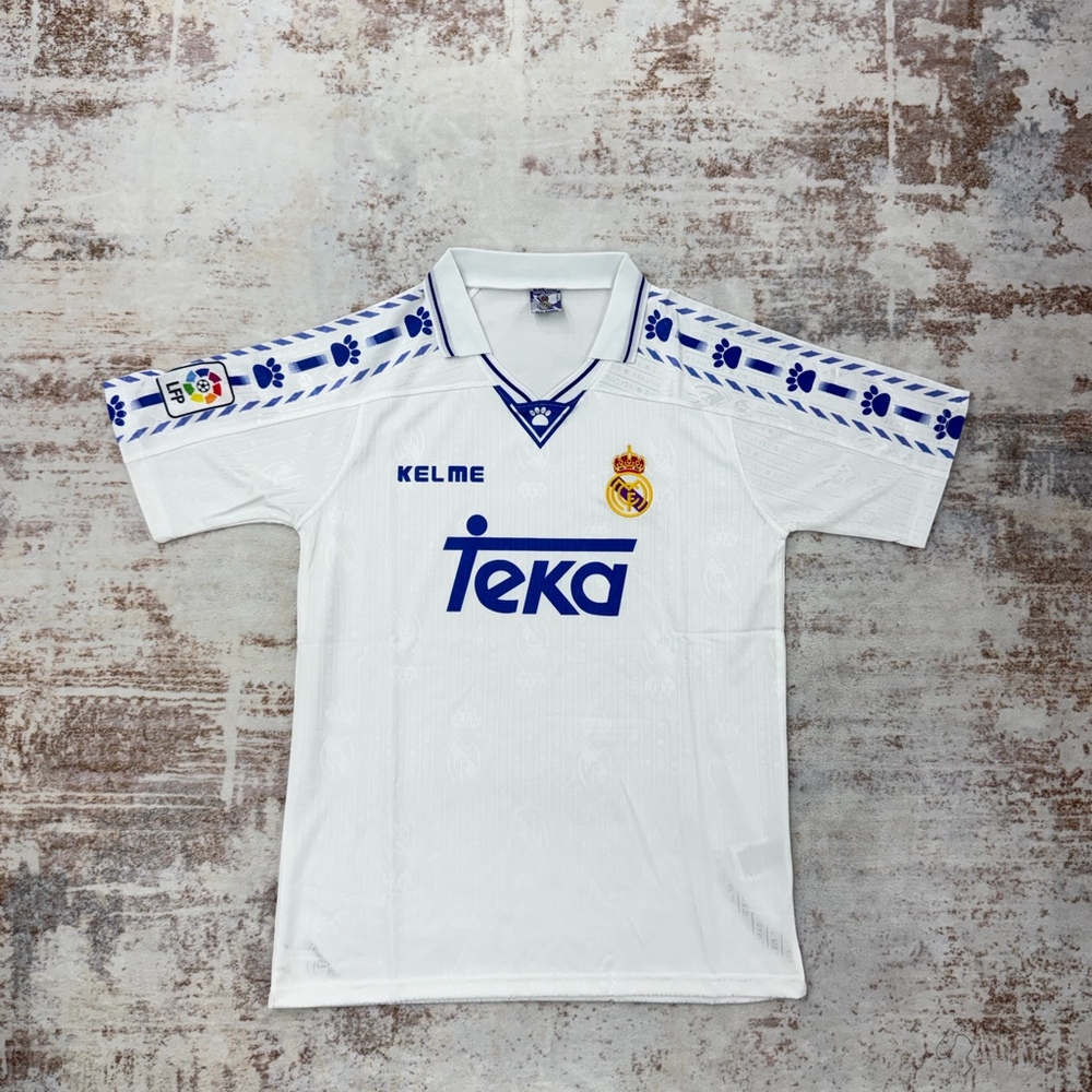 vintage Real Madrid 1994 1996 Home Football Shirt Soccer Jersey Kelme Vintage M